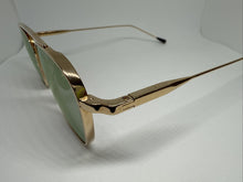 Load image into Gallery viewer, Lunetterie Generale Designer Spitfire Gold Frame - Damaged Lens 50mm Sunglasses