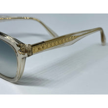 Load image into Gallery viewer, Lunetterie Generale Designer Cognac Smoked Crystal & 18K Gold Frame Sunglasses