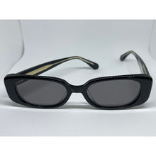 Load image into Gallery viewer, Lunetterie Generale Designer Muse Black & 14K Gold Frame, Grey Lens Sunglasses