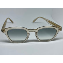 Load image into Gallery viewer, Lunetterie Generale Designer Cognac Smoked Crystal & 18K Gold Frame Sunglasses