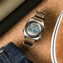 Load image into Gallery viewer, BRISTON STREAMLINER DIGITAL STEEL – SILVER WATCH