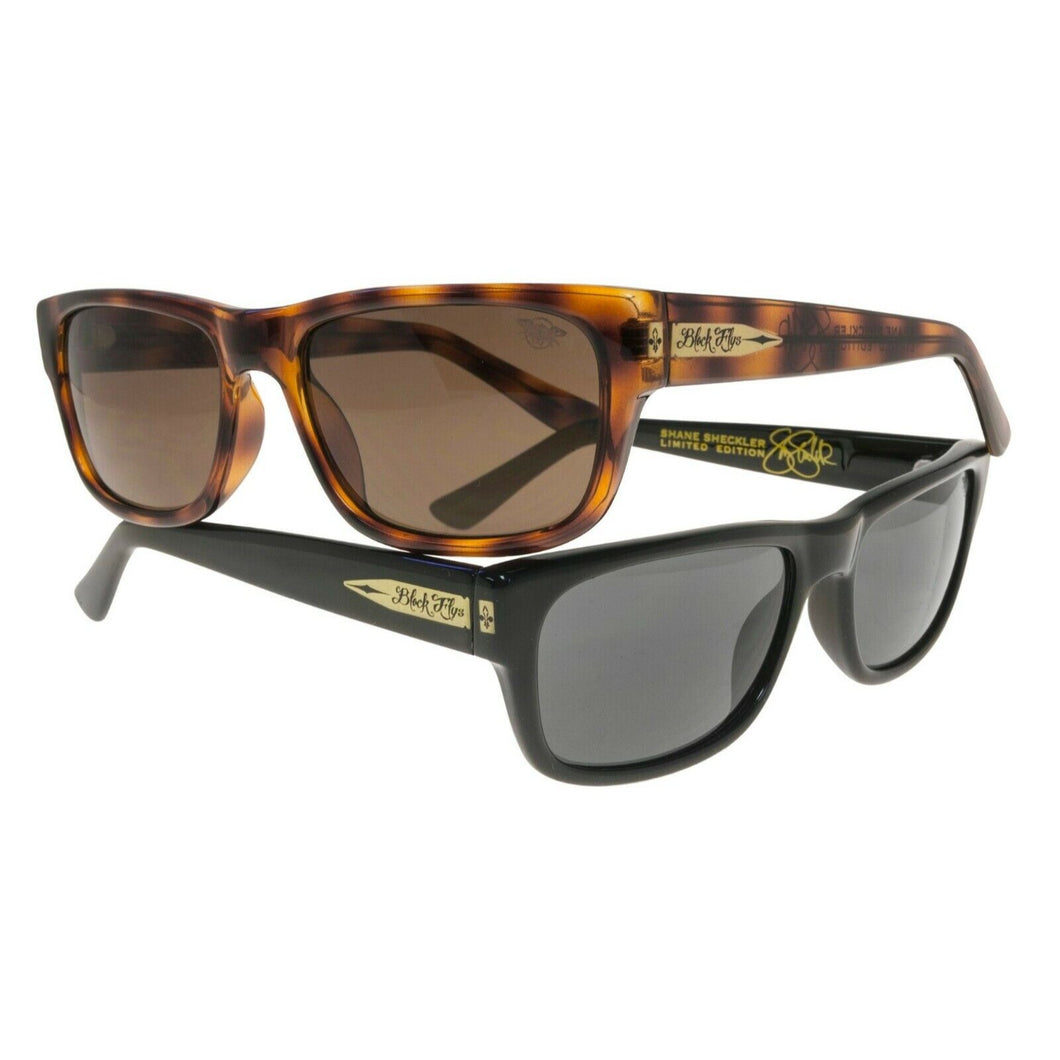 Black Flys McFly Shiny Black SHANE SHECKLER ED. | POLARIZED Lens Sunglasses NIB