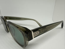 Load image into Gallery viewer, Lunetterie Generale Designer Aesthete Smoke Green Crystal Frame 54mm Sunglasses
