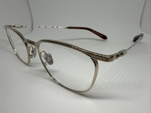 Load image into Gallery viewer, Lunetterie Generale Designer Eldorado White Gold Brown Frame 52mm Eyeglasses
