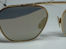 Load image into Gallery viewer, Lunetterie Generale Designer Spitfire Gold Frame - Damaged Lens 50mm Sunglasses
