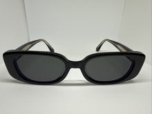Load image into Gallery viewer, Lunetterie Generale Designer Muse Shiny Black Frame 53mm Sunglasses

