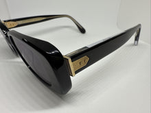 Load image into Gallery viewer, Lunetterie Generale Designer Muse Shiny Black Frame 53mm Sunglasses
