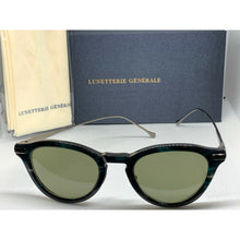 Load image into Gallery viewer, Lunetterie Generale Le Vault Emerald Blue-Green Japanese Crafted Sunglasses NIB
