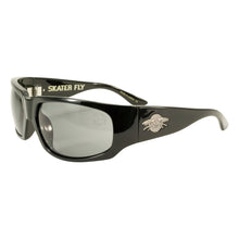 Load image into Gallery viewer, NEW Black Flys Skater Fly Shiny Black Frame Sunglasses
