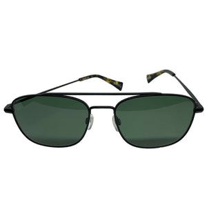 Raen Barolo Black Matte Brindle Green Polarized Size 56 Sunglasses NIB