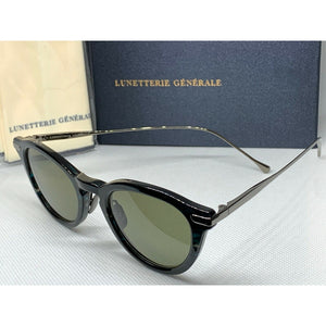 Lunetterie Generale Le Vault Emerald Blue-Green Japanese Crafted Sunglasses NIB