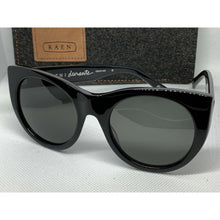 Load image into Gallery viewer, Raen Durante Black Smoke Size 53 New In Box Sunglasses
