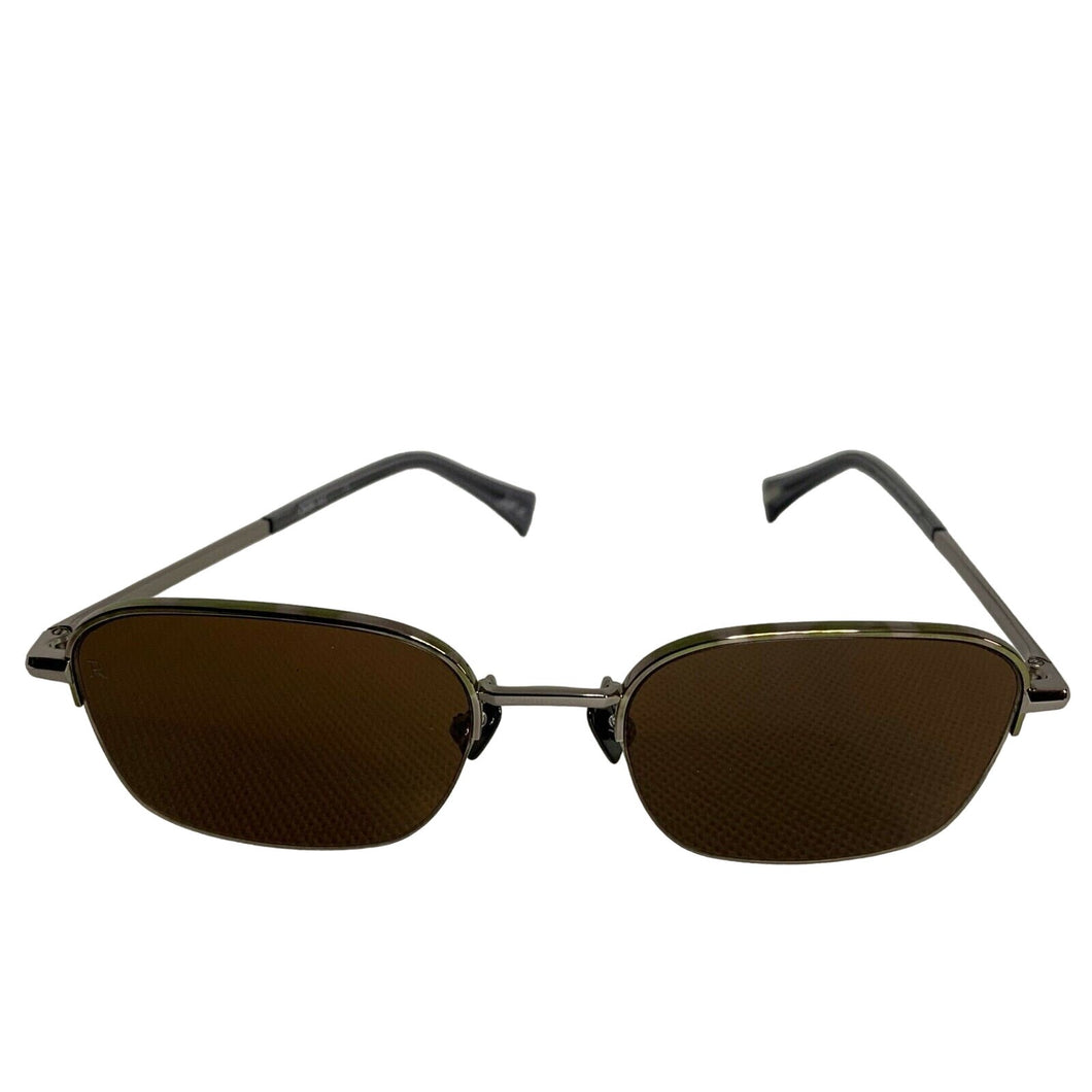 Raen Dora Gunmetal Warm Marble Frame Size 52 Sunglasses New