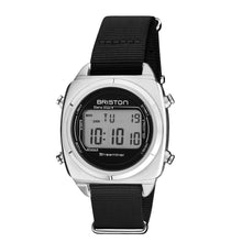 Load image into Gallery viewer, BRISTON STREAMLINER DIGITAL STEEL – BLACK BAND WATCH
