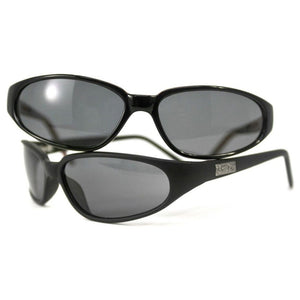 Black Flys Micro Fly Shiny Black Frame | Smoke POLARIZED Lens Sunglasses NIB