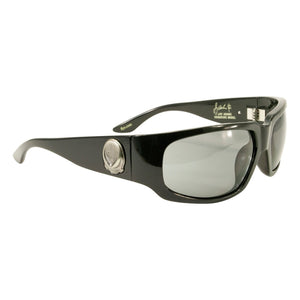 NEW Black Flys Skater Fly Shiny Black Frame Sunglasses