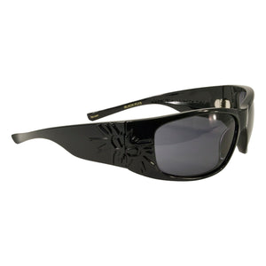 Black Flys Sonic Fly 2 Shiny Black Frame | Smoke Polarized Lens Sunglasses NIB