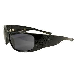 Black Flys Sonic Fly 2 Shiny Black Frame | Smoke Polarized Lens Sunglasses NIB