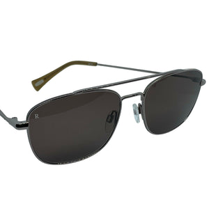 Raen Barolo Gunmetal Kelp / Plum Brown Size 56 Sunglasses NIB