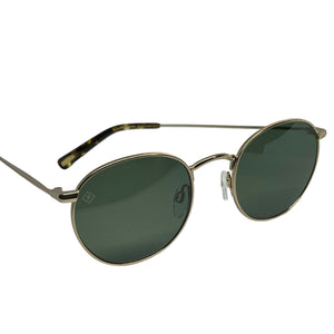 Raen Benson Brindle Tortoise Green Polarized Size 51mm Sunglasses New