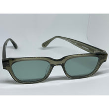 Load image into Gallery viewer, Lunetterie Generale Designer Aesthete Green Crystal &amp; Palladium Sunglasses
