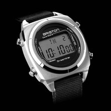 Load image into Gallery viewer, BRISTON STREAMLINER DIGITAL STEEL – BLACK BAND WATCH
