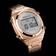 Load image into Gallery viewer, BRISTON STREAMLINER DIGITAL STEEL – SILVER &amp; GOLD BAND WATCH
