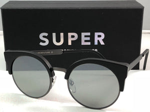 RetroSuperFuture Ilaria Black Matte Zero 6IU Sunglasses 53mm