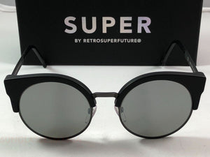 RetroSuperFuture Ilaria Black Matte Zero 6IU Sunglasses 53mm