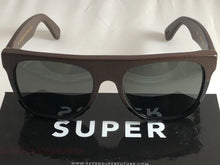 Load image into Gallery viewer, RetroSuperFuture Flat Top Leather &amp; Acetate Frame Sunglasses 862
