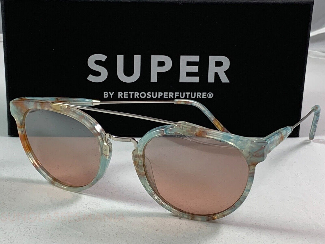 Retrosuperfuture Giaguaro Onice Azzurro P5K Size 51 Sunglasses