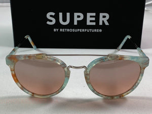 Retrosuperfuture Giaguaro Onice Azzurro P5K Size 51 Sunglasses
