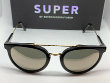 Load image into Gallery viewer, RetroSuperFuture Giaguaro Black Ivory Sunglasses P5A size 53mm
