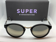 Load image into Gallery viewer, RetroSuperFuture Panama Black Ivory Sunglasses URS size 50mm
