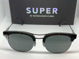 RetroSuperFuture Strada Black Sunglasses Super J28 size 58mm