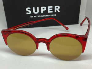 RetroSuperFuture 883 Lucia Ruby Red Frame Sunglasses