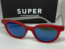 Load image into Gallery viewer, RetroSuperFuture 6U1 Red and Clear Frame Sunglasses
