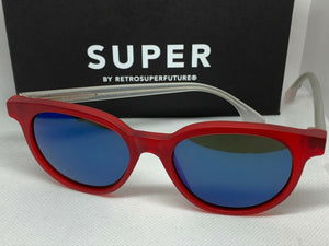 RetroSuperFuture 6U1 Red and Clear Frame Sunglasses