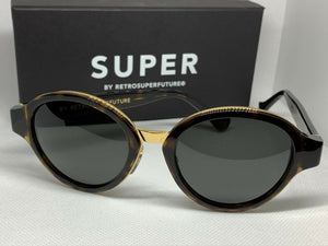 RetroSuperFuture 6AJ Varna Black Havana Frame Size 54mm Sunglasses