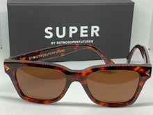 Load image into Gallery viewer, RetroSuperFuture 0RS Quadra Havana Frame Size 54mm Sunglasses
