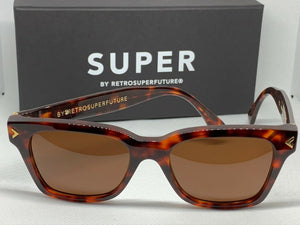 RetroSuperFuture 0RS Quadra Havana Frame Size 54mm Sunglasses