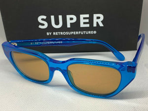RetroSuperFuture K0B Cento Hot Blue Frame Sunglasses
