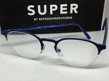 Load image into Gallery viewer, RetroSuperFuture UWY Numero 38 Blue Size 50mm Sunglasses
