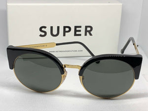 RetroSuperFuture O1F Ilaria Black Frame Size 53mm Sunglasses