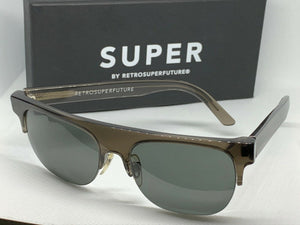 RetroSuperFuture 410 Andrea Deep Black Frame Size 54mm Sunglasses