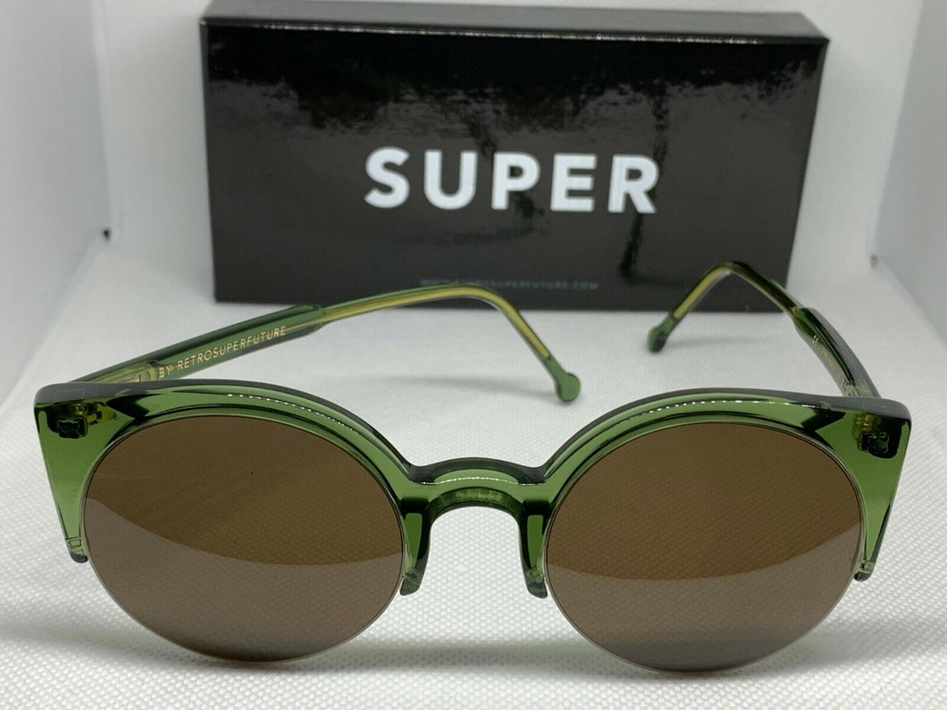 Retrosuperfuture 338 Lucia Crystal Green Frame Size 51mm Sunglasses