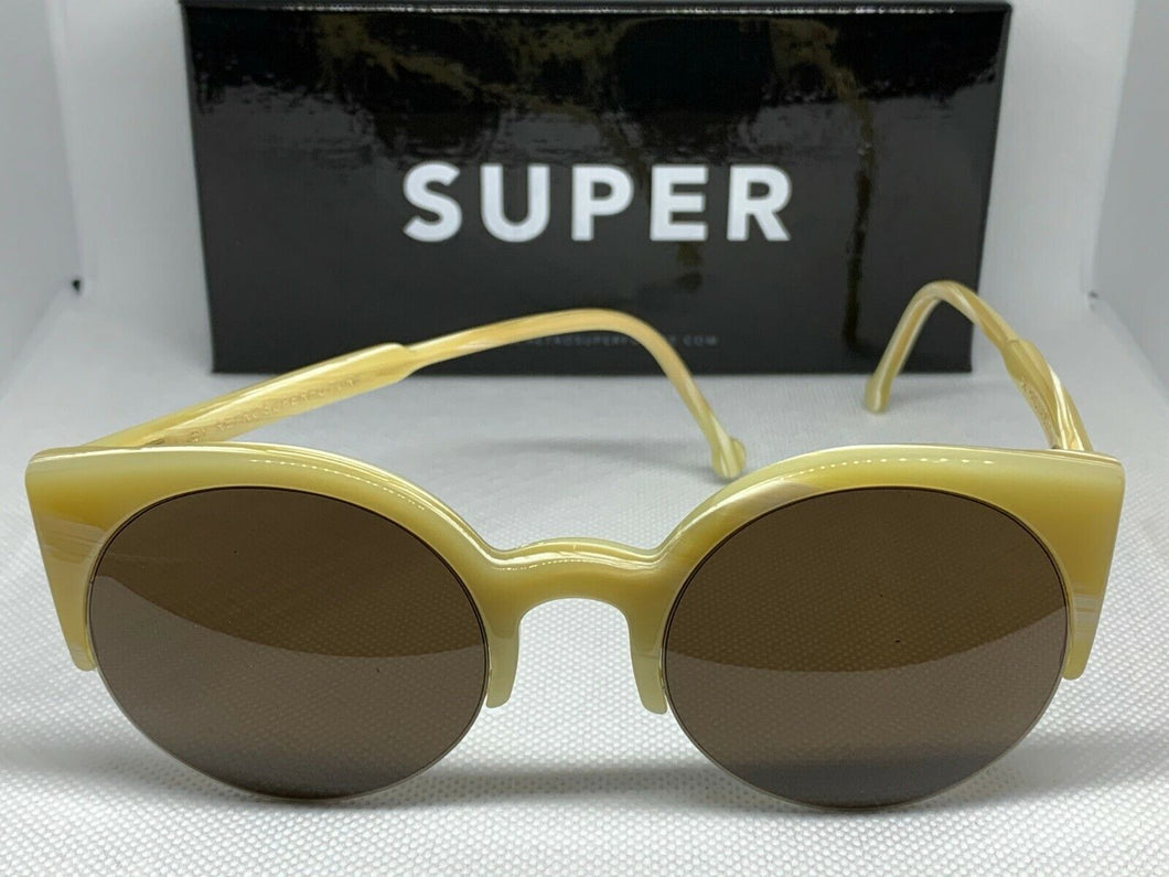 Retrosuperfuture 406 Lucia Light Horn Frame Size 51mm Sunglasses