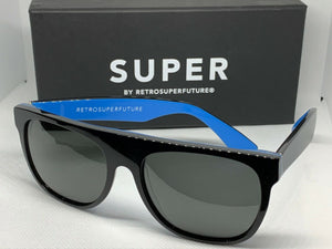 RetroSuperFuture 277 Flat Top Rgb Blue Frame Size 55mm Sunglasses