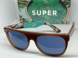 Retrosuperfuture 670 Flat Top Inn Frame Size 55mm Sunglasses