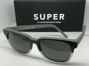 RetroSuperFuture 501 People Dark Grey Crystal Frame Size 53mm Sunglasses
